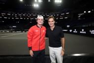Roger Federer and Joao Fonseca. Laver Cup 2025 - Previews - Source: Getty
